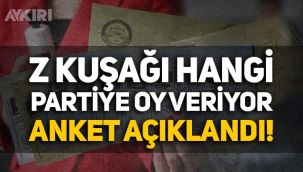 Z kuşağı hangi partiye oy veriyor? Son seçim anketi açıklandı!