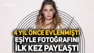 4 yıl önce evlenen Atiye, eşiyle fotoğrafını ilk kez paylaştı