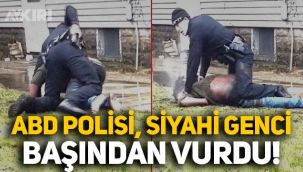 ABD'de yeni skandal: Polisin siyahi genci vurdu, o anlar kamerada