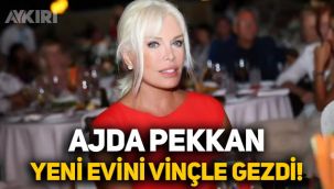 Ajda Pekkan, Kıbrıs'tan satın aldığı havuzlu evini vinçle gezdi