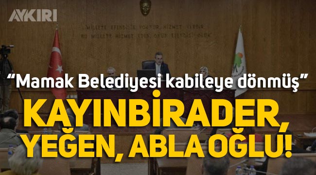 AKP'li Mamak Belediyesi toplantısına damga vuran konuşma, başkanın yüzüne karşı yaptı: "Kabile üyeleriniz buradaymış"