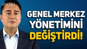 Ali Babacan, Genel Merkez yönetimini değiştirdi: İşte yeni görev dağılımı
