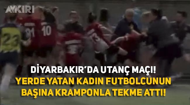 Amed Sportif ve Fenerbahçe kadın futbol takımlarının maçında olaylar çıktı, Fenerbahçeli futbolculara saha içi ve dışından saldırılar oldu