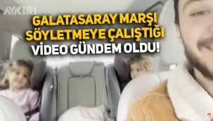 Anıl Altan'ın çocuklarına Galatasaray marşı söyletmeye çalıştığı video gündemde