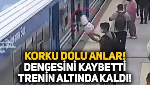 Arjantin'de korku dolu anlar: Raylara düştü, seyir halindeki trenin altında kaldı