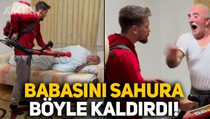 Babasını sahura ilaçlama makinesiyle kaldırdı, dayak yedi