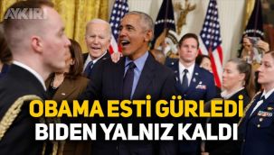 Beyaz Saray'da Obama esti gürledi, Biden yalnızlığa terk edildi