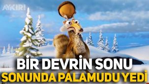 Bir devir kapandı: Buz Devri'nin meşhur sincabı Scrat, meşe palamudunu yedi