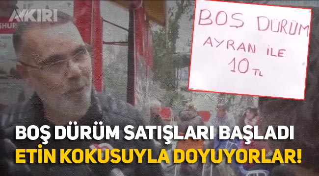 Boş dürüm satışları başladı: