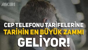 Cep telefonu faturalarına dev zam! Konuşmak bile lüks oldu