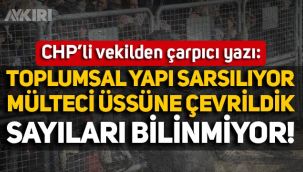 CHP'li Özgür Karabat'tan çarpıcı sığınmacı ve kaçaklar yazısı: 