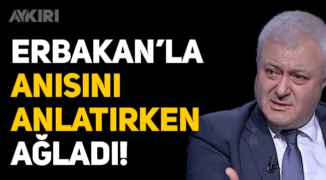 CHP'li Tuncay Özkan, Necmettin Erbakan ile anısını anlatırken ağladı