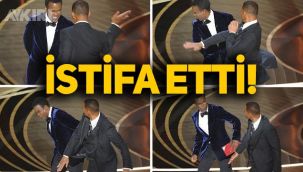Chris Rock'a tokat atan Will Smith'ten yeni karar: Akademiden istifa etti