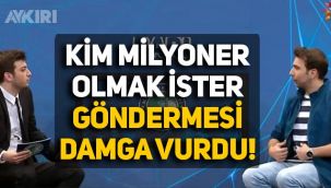 Çok Güzel Hareketler'den Kim Milyoner Olmak İster'e gönderme