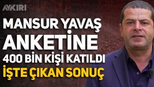 Cüneyt Özdemir'in Mansur Yavaş anketine 400 bin kişi katıldı: İşte çıkan sonuç