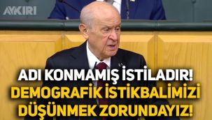 Devlet Bahçeli'den sığınmacı ve düzensiz göç çıkışı: Demografik istikbalimizi düşünmek zorundayız