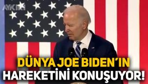 Dünya bu hareketi konuşuyor: Biden, boşlukla tokalaştı
