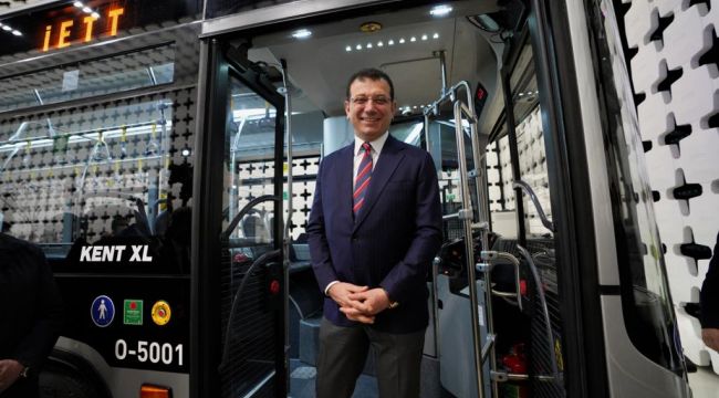 Ekrem İmamoğlu, İstanbul'un yeni metrobüslerini paylaştı