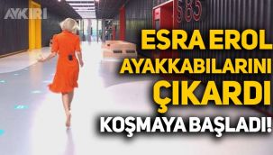 Erol Erol canlı yayında ayakkabılarını çıkardı, koşmaya başladı