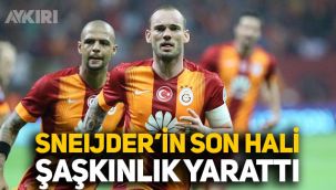Eski Galatasaraylı Wesley Sneijder'in son hali şaşkınlık yarattı