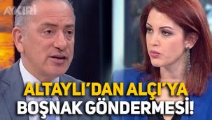 Fatih Altaylı'dan Nagehan Alçı'ya Boşnak göndermesi