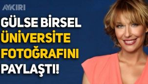 Gülse Birsel, üniversite yıllarına ait fotoğrafını paylaştı