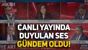 HaberTürk canlı yayınında duyulan ses gündem oldu