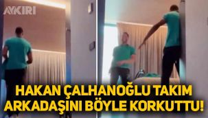 Hakan Çalhanoğlu, takım arkadaşı Dumfries'i korkuttu