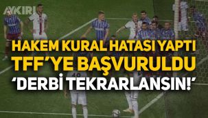 Hakem kural hatası yaptı, Beşiktaş TFF'ye başvurdu: Trabzonspor maçı tekrarlansın
