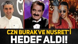 İbrahim Tatlıses, Nusret ve CZN Burak'ı hedef aldı