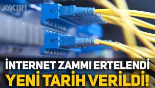 İnternete yapılan dev zam ertelendi, yeni tarih verildi!