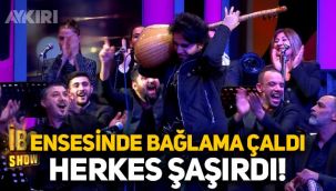 İsmail YK ensesinde bağlama çaldı, stüdyodaki herkes şaşırdı