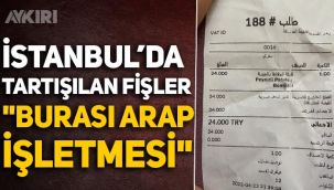 İstanbul'da kafe ve restoranlarda tartışılan fişler: