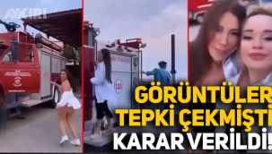 İtfaiye aracını kullanmışlardı: 3 kadın hakkında mahkemeden karar çıktı