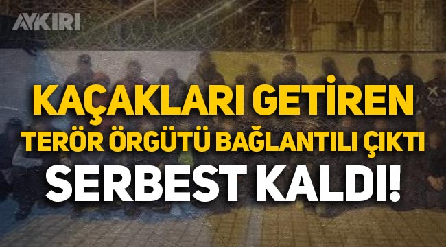 Kaçakları İstanbul'a getiren şahıs terör örgütü bağlantılı çıktı, serbest bırakıldı