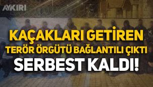 Kaçakları İstanbul'a getiren şahıs terör örgütü bağlantılı çıktı, serbest bırakıldı