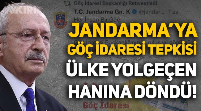 Kemal Kılıçdaroğlu'ndan Jandarma Genel Komutanlığı'na Göç İdaresi tepkisi: Ülke yolgeçen hanına döndü