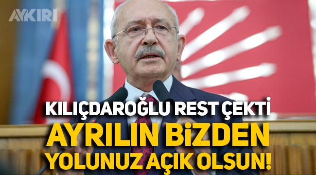 Kemal Kılıçdaroğlu "Ya bana katılın ya yolumdan çekilin" sözlerine açıklık getirdi