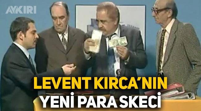 Levent Kırca'nın yeni para tanıtımı skeci gündem oldu