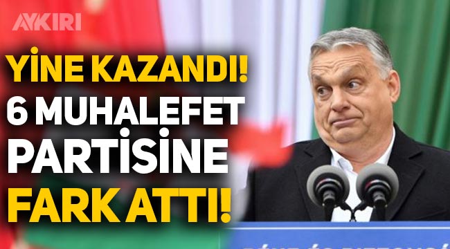 Macaristan'da 6 muhalefet partisi birleşti, Başbakan Orban farkla kazandı