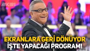 Mehmet Ali Erbil ekranlara geri dönüyor: Sunacağı programı açıkladı