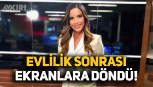 Mehtap Özkan, evlilik sonrası ekranlara geri döndü