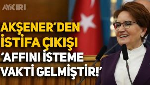 Meral Akşener'den Nureddin Nebati için istifa çıkışı