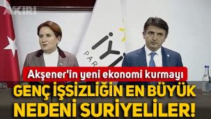 Meral Akşener'in ekonomi kurmayı Bilge Yılmaz: Genç işsizliğin en büyük nedeni Suriyeliler