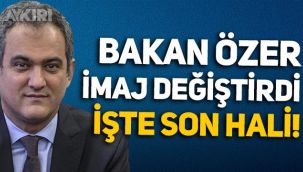 Milli Eğitim Bakanı Mahmut Özer imaj değiştirdi, bıyık bıraktı