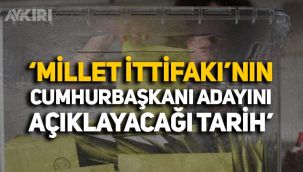 Muharrem Sarıkaya: Millet İttifakı'nın Cumhurbaşkanı adayını açıklayacağı tarih