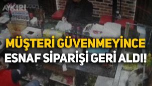 Müşteri porsiyona güvenmedi, çiğ köfteci siparişi geri aldı