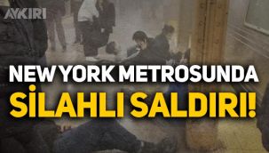 New York metrosunda silahlı saldırı, çok sayıda yaralı var! İlk görüntüler geldi