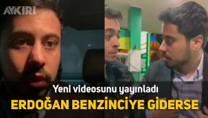 Recep Tayyip Erdoğan taklidi yapan genç bu sefer de benzin istasyonu videosuyla gündemde
