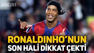 Ronaldinho'nun son hali dikkat çekti, sosyal medyada yorum yağdı